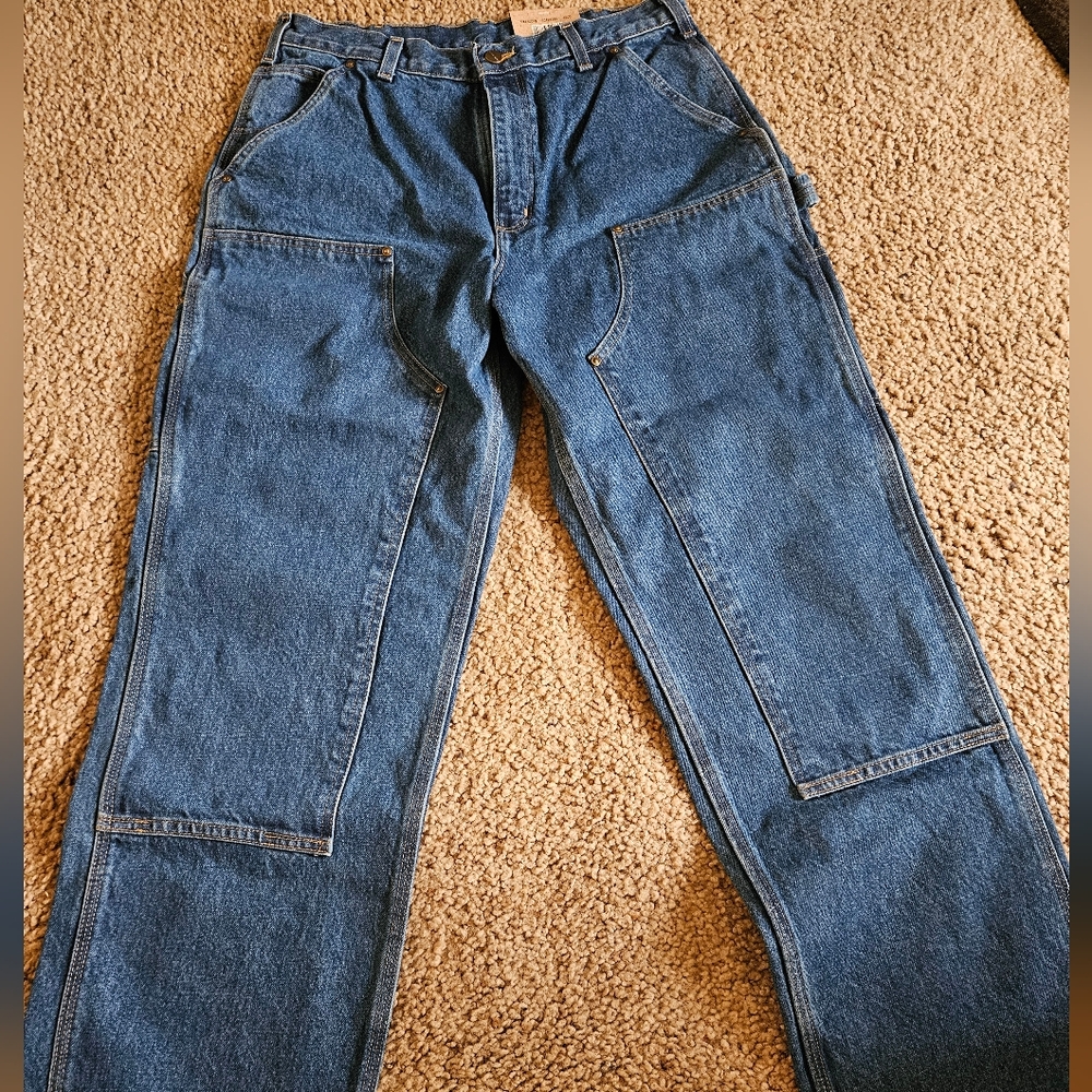 Carhartt Men's Original Loose Fit Blue Jeans